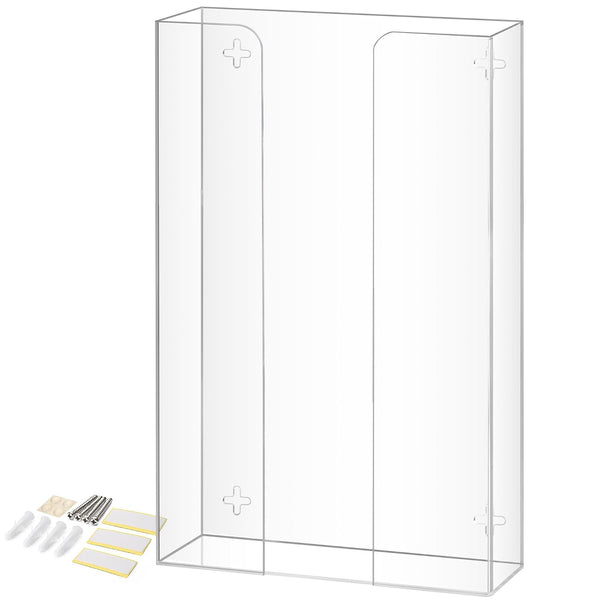 Storage Standard Triple Glove Box Holder Dispenser - Kitchen, Medical, & Latex Glove Holder