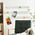 Magnetic Board Frameless Stainless Iron Strips, Magnetic Bulletin Bar Board with 10 Colorful Magnets for School Office