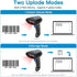 NETUM NT-1228BC Bluetooth Barcode Scanner, Wired & Wireless Connection, Compatible with Smart Phone, Tablet, PC, CCD