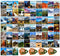 Sheet of 63 National Park "Poster Art" Stickers, US National Parks Decal for Laptops, Notebooks, and More
