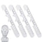 4 Pack Pd Ruler Pupil Measurement Tool, Printed Plastic Pupil Ruler for Left-Hand or Right-Hand Use, Pupillometers
