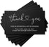 LIGHUFEIC 160 PCS Black Thank You for Supporting My Small Business Cards, Small
