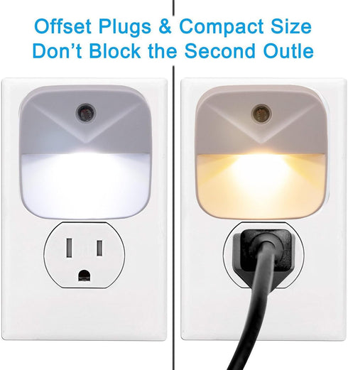 (1 Smart Motion Sensor LED Night Light Plug in for for Bedroom, Bathroom, Kitchen, Hallway, Stairs, PCS - Warm White)