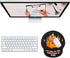Cute Funny Ergonomic Mouse Pad with Wrist Support, Dumpster on Fire Gel Mouse Pads Wrist Rest, Comfortable Pain Relief Mousepad with Non-Slip PU Base for Gaming Work Desk Accessories Office Decor by Hancynir