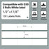 Phomemo D30 Label Tape - Self-Adhesive D30 Labels, 1/2" X 1 7/8", 130 Labels/Roll, 3 Roll