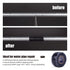 Self Fusing Silicone Tape Leak Seal - 1 In 10 Ft Black, No Adhesive Waterproof Silicon Rubber Self Amalgamating Tape