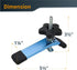 POWERTEC 71168V T-Track Hold Down Clamp, 5-1/2" L x 1-1/8" W, 2 Pack for Woodworking