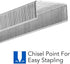 Swingline Heavy Duty Staples, 1/4" Length, 25 Sheet Capacity, 100/Strip, 1000/Box, 1 Pack (35314)