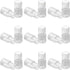 Othmro 100Pcs 5ml Plastic Bottles, Wide Mouth Laboratory Reagent Polyethylene Bottle for Food Store, Transparent Liquid