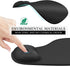 JIKIOU 2 Pack Mouse Pad, Ergonomic Mouse Pads with Comfortable Gel Wrist Rest Support and Smooth Cloth, Non-Slip PU