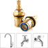 Brass Ceramic Stem Disc Cartridge G1/2" Replacement Valve for Faucet Repair Parts in Bathroom Kitchen