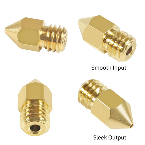 Aokin 22 Pcs MK8 3D Printer Nozzles 0.2mm to 1.0mm for Creality Ender 3/3 Pro/3 V2, Ender 5/5 Pro, CR-10/10S, Makerbot,