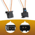Polcatay 2 PCS Car Fiber Optic Test Loop, Female and Male Adapter, Automatic Diagnostic Cable Tool, Uncversal for Cars