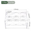 YOKIVE Tube Rack, Polypropylene Test Tube Rack Holder | Great for 100ml Lab Test Tube(Clear, 6-Sockets)