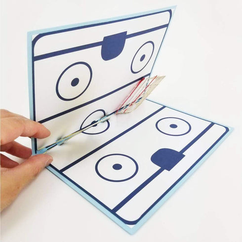 Hockey Greeting Card - Pop Up Birthday, Congratulations, Thank You, Anniversary Card for Sport Lovers