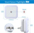 12 Pack Hortsun LED Night Lights Plug into Wall with Smart Dark Sensor Automatic Hallway Plug in Lights for Bedroom