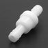 2Pcs Check Valve 1/2" Plastic Barb Hose, One Way Inline Check Valve for Fuel, Gas, Liquid, Air