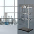 SEUNMUK 2 Pack Lab Stand Set - Laboratory Grade Stand Support Set with Coated Base for Fixing Labware