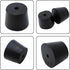PENCK 6pcs Rubber Stopper with Hole, 27mm to 34mm Tapered Plug for Lab Home Use
