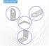 HAKATOP GH4 Gun Hanger Rafter Hook 1/4", 3/8" NPT for Nail Guns - L Shape Aluminum Double Hole set of 2
