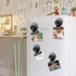 VNDUEEY 50 Pack Black Magnetic Clips Fridge Magnets with Clips, Refrigerator Magnets Clips, Magnet Clips for Whiteboard on Home& Office by VNDUEEY