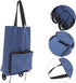 Collapsible Hand Truck with Large Grocery Bag - Portable Dolly for Easy Moving