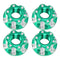 VGEBY 4pcs RC Hex Nuts, M4 Aluminum Alloy Wheel Hex Nuts for D3 D4 1/10 RC Car, Green
