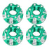 VGEBY 4pcs RC Hex Nuts, M4 Aluminum Alloy Wheel Hex Nuts for D3 D4 1/10 RC Car, Green