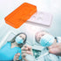 Angzhili 1 Piece Dental Resin Palette with Cover, 8 Slot Mixing Box for Resin Placement, Dental Lab Equipment