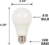 Westinghouse 5229120 A19 Daylight LED Light Bulb 14 Watt (100 Watt Equivalent), Medium Base, 6 Pack