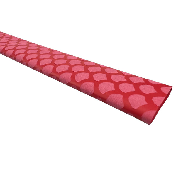Accering Fishscale Pattern Heat Shrink Wrap Tubing for Fishing Rod Grip and Kitchen Supplies (f25mm, L3.3ft)
