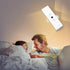 3600 3 360 LED Wall Sconce with Auto Motion Sensor, mAH Rechargeable USB Color Temperatures, Rotate Magnetic Ball LED
