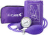 FriCARE Manual Blood Pressure Cuff Kit for Nursing Students, Sphygmomanometer for Home Health Use, XL, Purple