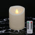 3" x 4" Single Flickering Flameless Candles with Remote and Timers, Waterproof