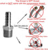Beduan Stainless Steel 3/8" Hose Barb to 3/8" Male NPT Home Brew Fitting Water Fuel Air (Pack of 5)