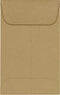 LUXPaper #1 Coin Envelopes - 2 1/4" x 3 1/2" Grocery Bag Brown, 250 Qty, 70lb. Text