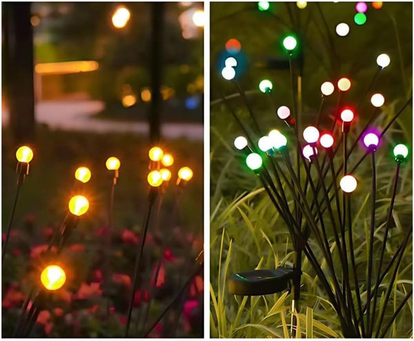 AndreiCo LED Solar Garden Lamp: Magical and Long-Lasting Outdoor Colors (6, Multicolor)