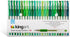 KINGART 400-24G Green Tones Rollerball Gel Pens, Set of 24 Colors, XL Ink Cartridge for Writing & Coloring