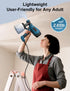 3 4 Nozzles, Paint Sprayer, Electric Spray Paint Gun, Modes & Brass with Cleaning & Blowing Joints, Variable Flow