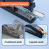 M&G Effortless Desktop Stapler, 50 Sheet Capacity, One Finger Stapling, Includes 1000 Staples and Staple Remover (Black)