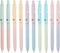 Ddaowanx Gel Pens, 10 Pcs 0.5mm Quick Dry Black Ink Fine Point Smooth Writing Pens, Cute Office Gifts