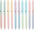 Ddaowanx Gel Pens, 10 Pcs 0.5mm Quick Dry Black Ink Fine Point Smooth Writing Pens, Cute Office Gifts