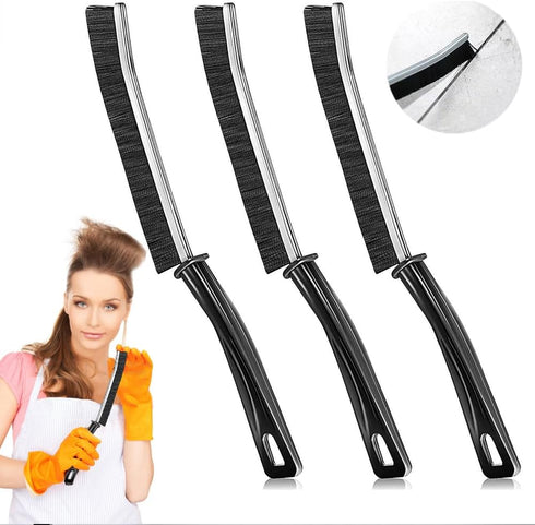 3Pcs Hard Bristle Crevice Cleaning Brush, Small Cleaning Brush, Grout Cleaner Brush,