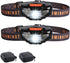 COSOOS 2 LED Headlamps Flashlights with Portable Cases, Mini Bright Waterproof Head Lamps for Camping, Hiking, Night