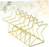 Elegant Gold Iron Bookends for Stylish Home Office Decor