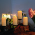 15PACK (D3 xH5.5) Outdoor Plastic flameless Candles with Remote Control and Timer, LED Flickering Battery Operated