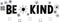 Teacher Created Resources Be Kind Bulletin Board, Black and White Floral (TCR6801)