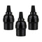 Keyless Medium Base Vintage Socket,Black Bakelite Socket E26/E27 Vintage Screw Bulbs Edison