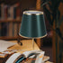 OSALADI Lamps Shades Medium Drum Lamp Shade Fabric Clip On Light Cover Replacement for Table and Floor Light Dark Green
