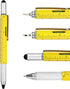 DUNBONG Metal Multi tool Pen, 6-in-1 Stylus Pen with Screwdriver, Ballpoint Pen, Level and Ruler